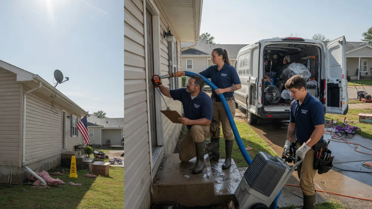 Ceiling Water Damage Restoration in Escanaba, MI near me